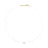 Gargantilha Ponto de Luz Rommanel Formada por Fio de Nylon Com Zircônia 531837
