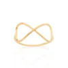 Anel Infinito Rommanel banhado a ouro 18k