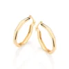 Brinco Argola 7 Lados Rommanel Banhado A Ouro 18k