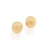 Brinco Bola Rommanel banhado a ouro 18k