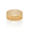 Anel Rommanel Aparador Banhado A Ouro 18k Com Zircônias 513411