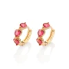 Brinco Rommanel Gio Antonelli Argola Banhado A Ouro 18k Com Cristais