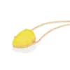 Gargantilha Rommanel Banhada A Ouro 18k Com Cristal Fusion