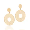 Maxi Brinco Rommanel Estilizado Banhado A Ouro 18k