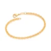 Pulseira Rommanel Elos Quadrados Banhada A Ouro 18k