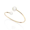 Bracelete Rommanel Com Pérolas Banhado A Ouro 18k