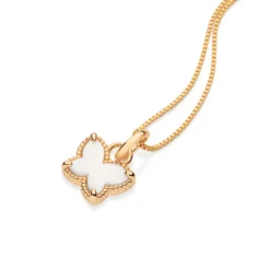 Pingente Rommanel Borboleta Com Acrílico Banhado A Ouro 18k