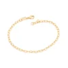 Pulseira Corações Rommanel Banhada A Ouro 18k