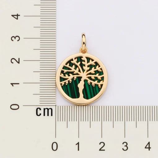 Pingente Rommanel Árvore da Vida Banhado A Ouro 18k 542940
