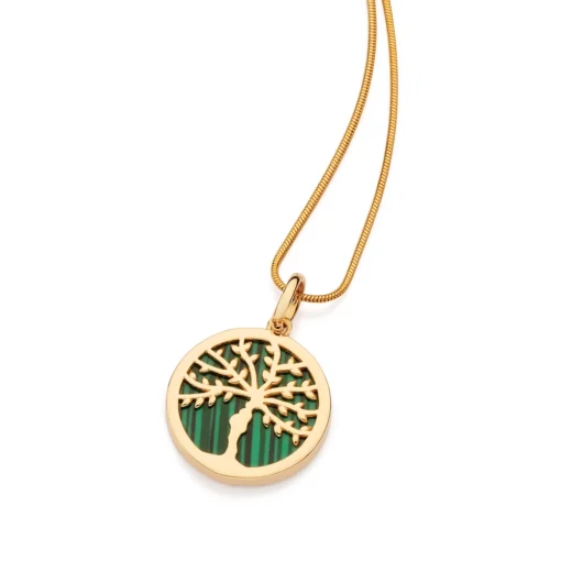 Pingente Rommanel Árvore da Vida Banhado A Ouro 18k 542940
