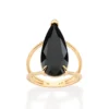 Maxi Anel Gota Rommanel Ana Hickmann Banhado A Ouro 18k Com Cristal 513499
