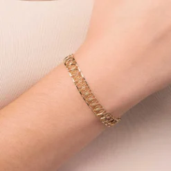 Pulseira Rommanel Ana Hickmann Banhada A Ouro 18k 552129