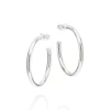 Brinco Rommanel Meia Argola de Prata 925 820140