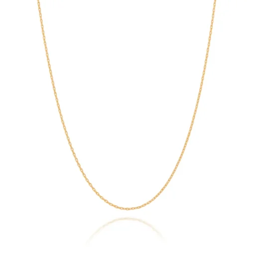 Fio Cadeado Rommanel Gargantilha Banhada A Ouro 18k 42cm 531638
