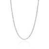 Gargantilha Rommanel Fio Baiano de Prata Maciça 925 42cm 830125