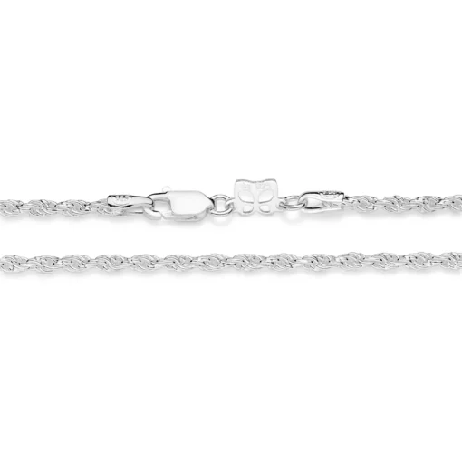 Gargantilha Rommanel Fio Baiano de Prata Maciça 925 42cm 830125
