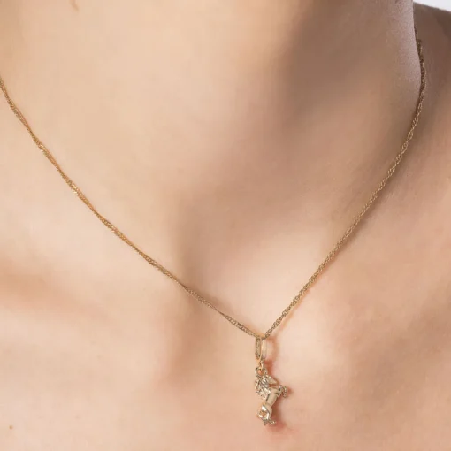 Pingente Cavalo Rommanel Banhado A Ouro 18k 542949