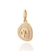 Pingente Chapéu Rommanel Banhado A Ouro 18k Com Zircônias 542948