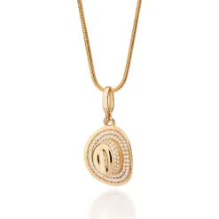 Pingente Chapéu Rommanel Banhado A Ouro 18k Com Zircônias 542948