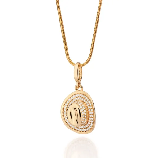 Pingente Chapéu Rommanel Banhado A Ouro 18k Com Zircônias 542948
