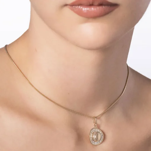 Pingente Chapéu Rommanel Banhado A Ouro 18k Com Zircônias 542948