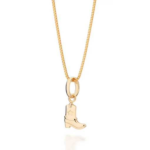 Pingente Rommanel Bota Banhado A Ouro 18k 542954