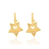 Brinco Estrela Rommanel Joia Banhada Ouro 18k 522986