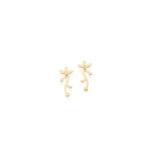 Brinco Rommanel Joia Banhada a Ouro 18k 525396
