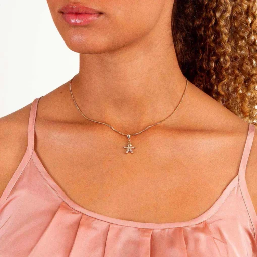 Pingente Rommanel Formato Menino Banhado Ouro 18k Com Zircônias 541617