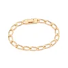 Pulseira Groumet Rommanel Masculina Banhada A Ouro 18k 552204