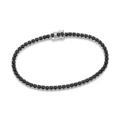 Pulseira Riviera Rommanel de Prata Maciça 925 Com Zircônias 20cm 850101