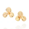 Brinco Flor Abaulada Rommanel Ana Hickmann Banhado A Ouro 18k 527361