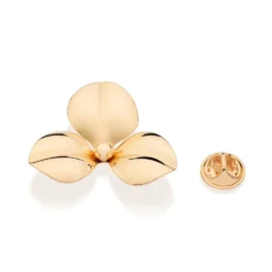 Broche Flor Abaulada Rommanel Ana Hickmann Banhado a Ouro 18k 542866