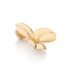 Broche Flor Abaulada Rommanel Ana Hickmann Banhado a Ouro 18k 542866