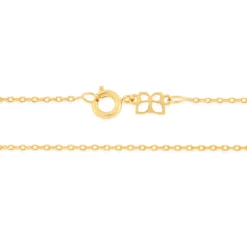 Cordão Rommanel Banhado A Ouro 18k Fio Cadeado 530960