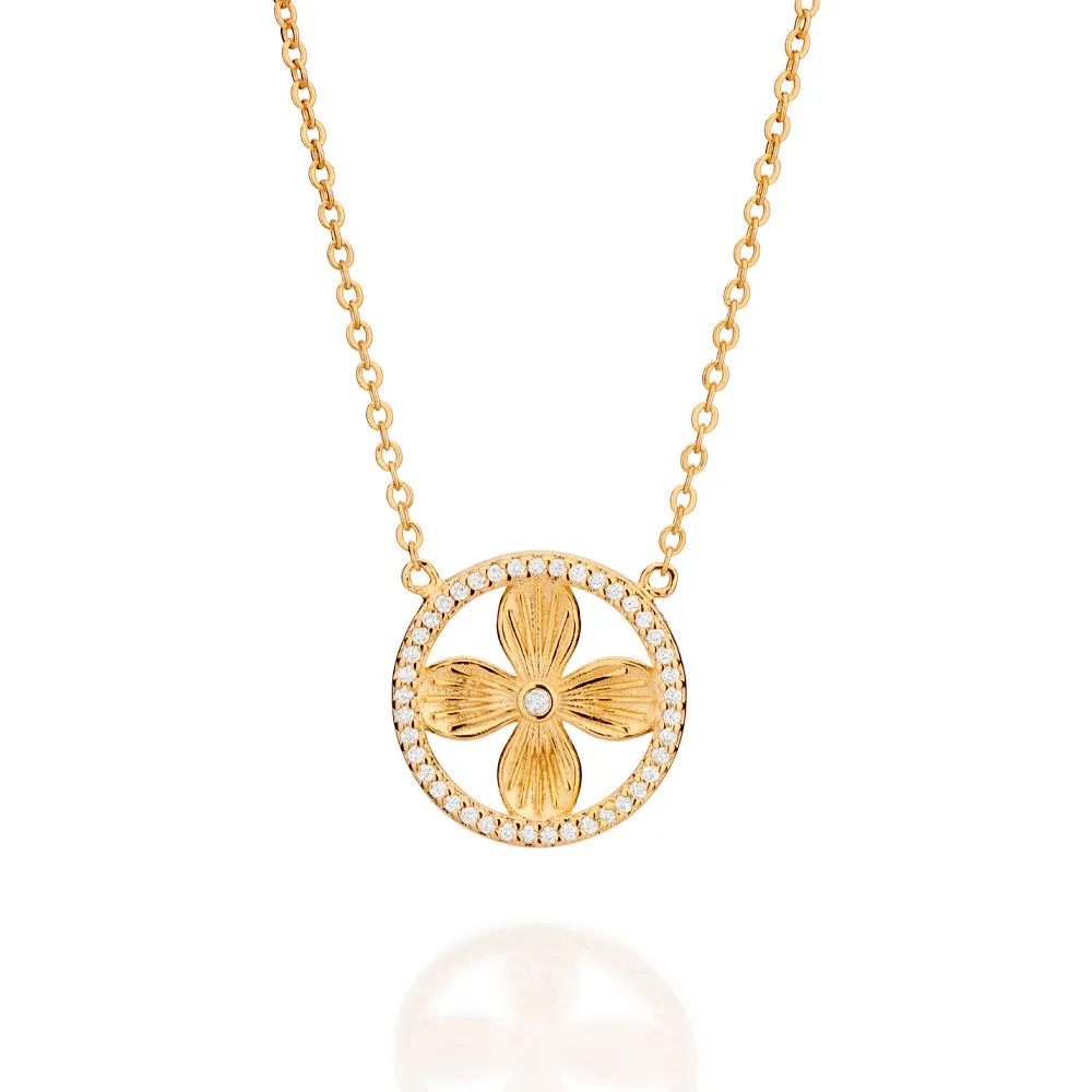 Gargantilha Boho Rommanel Ana Hickmann Banhada A Ouro 18k Com Zircônias 532592