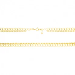 Gargantilha Choker Rommanel Banhada A Ouro 18k 531982