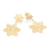 Maxi Brinco Flores Rommanel Ana Hickmann Banhado A Ouro 18k 527510