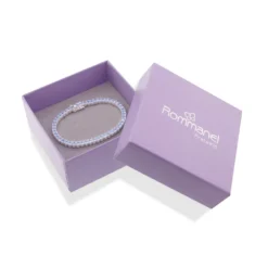 Pulseira Riviera Rommanel Aurora de Prata Maciça 925 Com Zircônias 850093