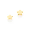 Brinco Estrela Rommanel Banhado A Ouro 18k 522927