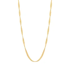 Cordão Singapura Rommanel Banhado A Ouro 18k 530418