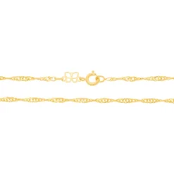 Cordão Singapura Rommanel Banhado A Ouro 18k 530418