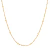 Gargantilha Rommanel Fio Elo Redondo Banhada A Ouro 18k 531966