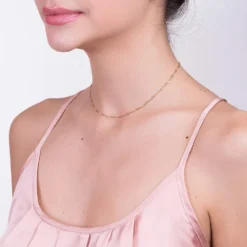 Gargantilha Singapura Rommanel Banhada A Ouro 18k 531097