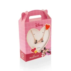 Colar Rommanel Mickey e Minnie Disney Banhado a Ouro 18k 532525