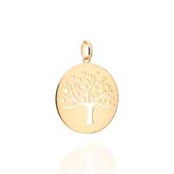 Pingente Rommanel Árvore da Vida Banhado A Ouro 18k 542692