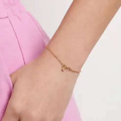 Alternative view of Pulseira Infinito Rommanel Banhada A Ouro 18k Com Zircônia 551764