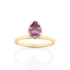 Anel Solitário Gota Rommanel Banhado A Ouro 18k Com Zircônia 5136121485