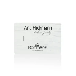 Brinco Gota Rommanel Ana Hickmann Azure Amore Banhado A Ouro 18k Zircônias